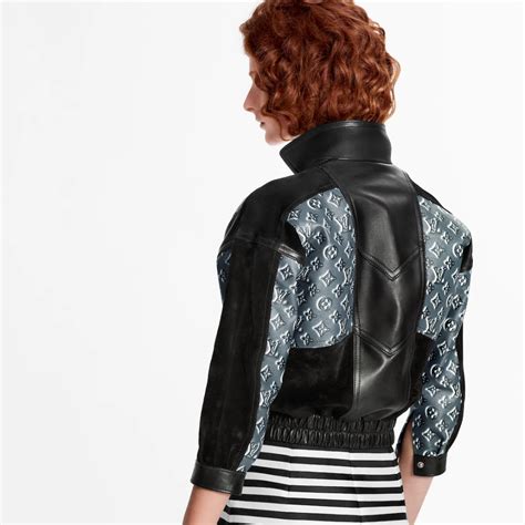 louis vuitton leather jacket 2016|Louis Vuitton monogram leather jacket.